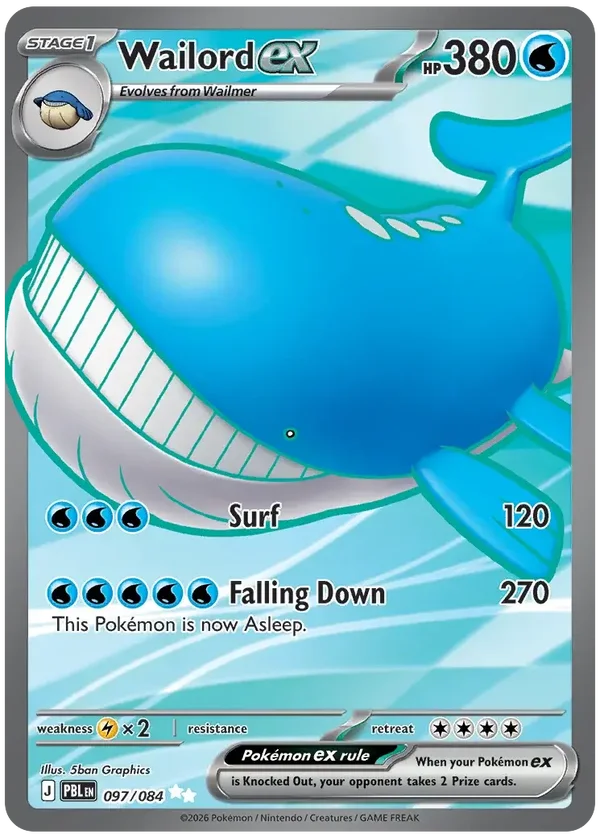 PBL #097 Wailord ex