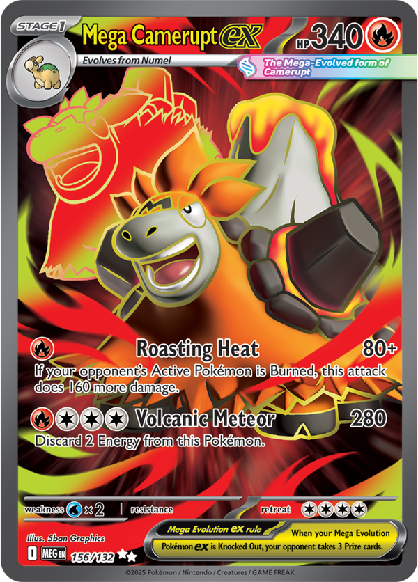 Mega Camerupt ex MEG #156
