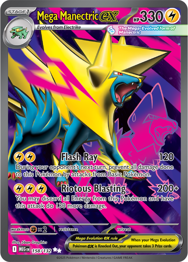 Mega Manectric ex MEG #158