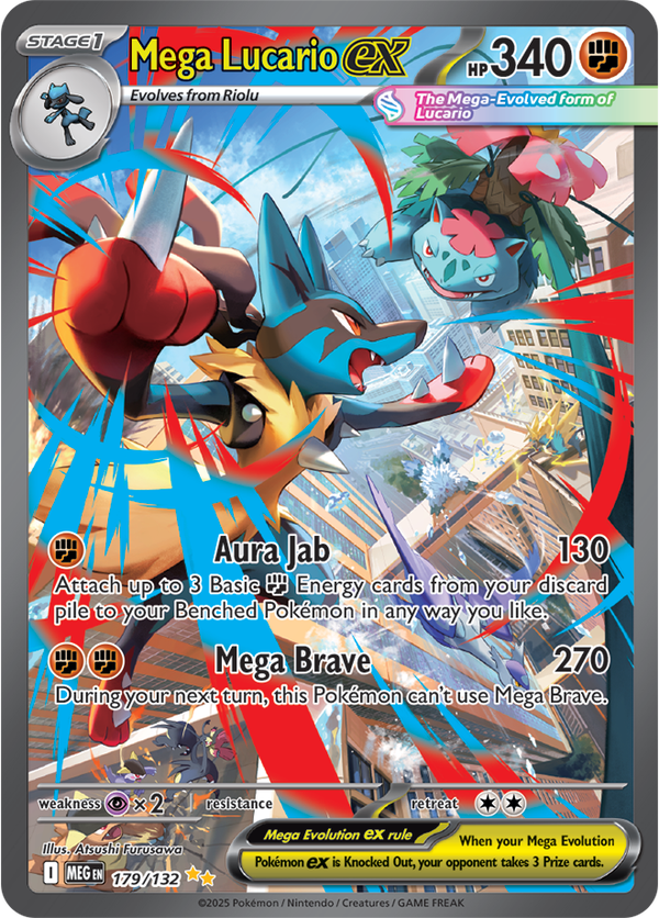 Mega Lucario ex MEG #179