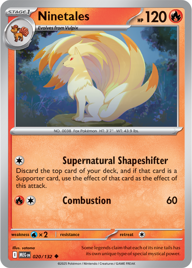Ninetales MEG #020