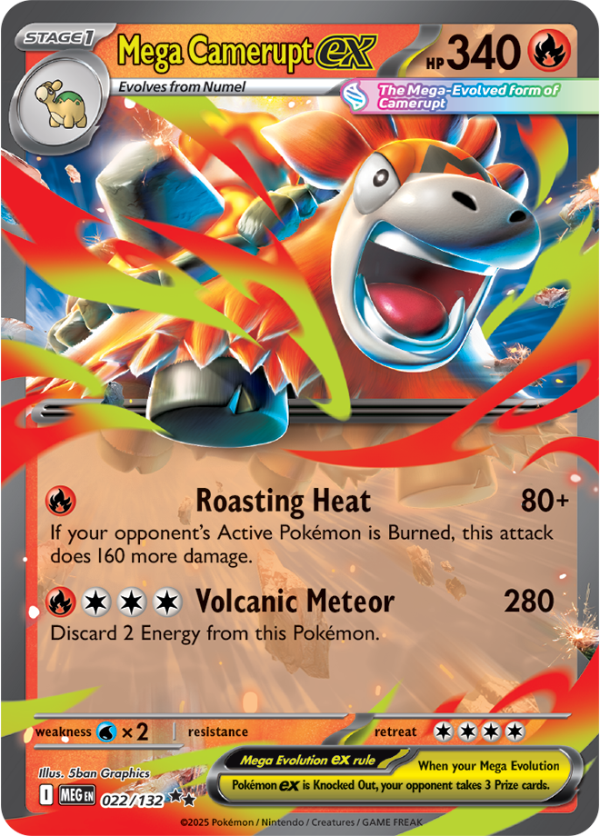 Mega Camerupt ex MEG #022