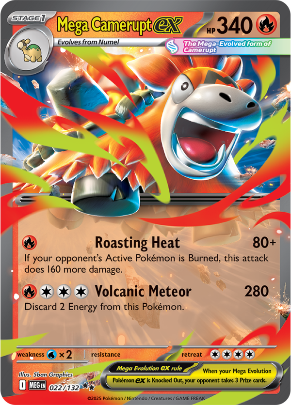 Mega Camerupt ex MEG #022