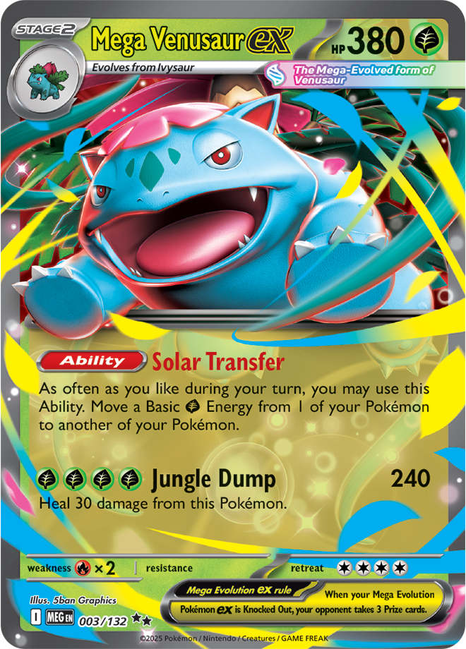 Mega Venusaur ex MEG #003