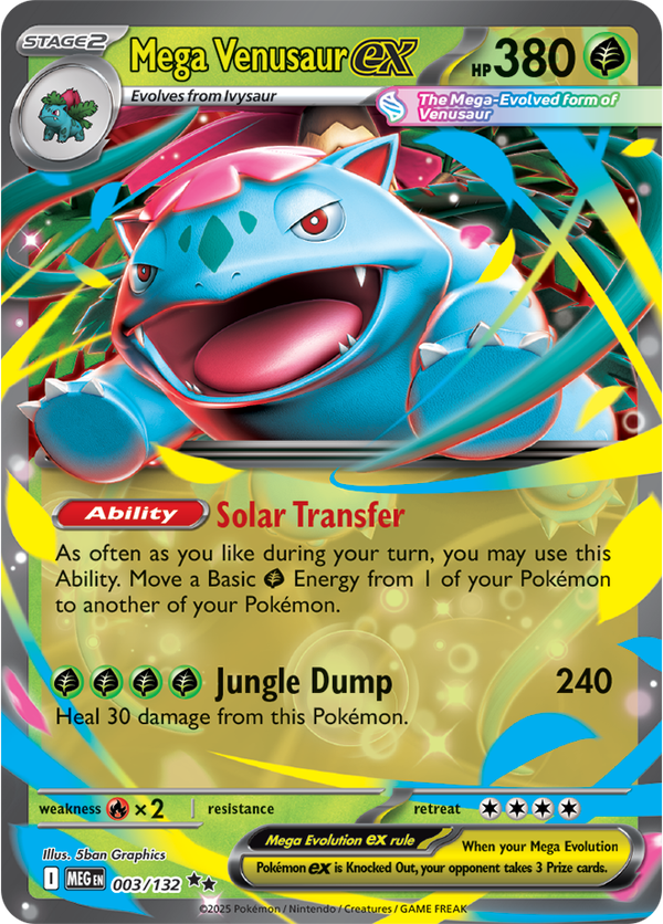 Mega Venusaur ex MEG #003