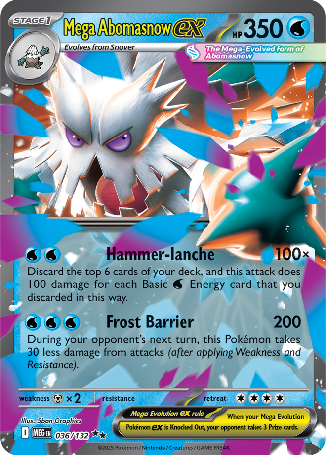 Mega Abomasnow ex MEG #036