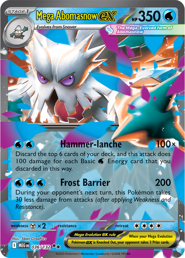 Mega Abomasnow ex MEG #036