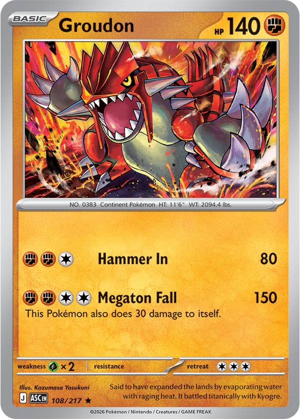 Groudon ASC #108