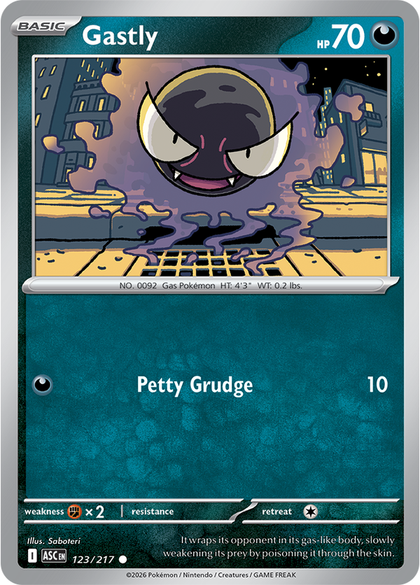 Gastly ASC #123