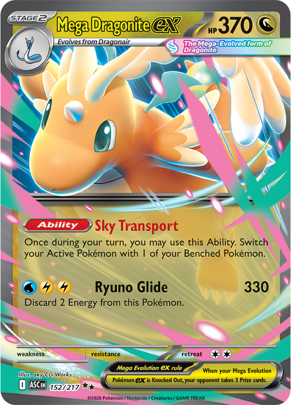 Mega Dragonite ex ASC #152