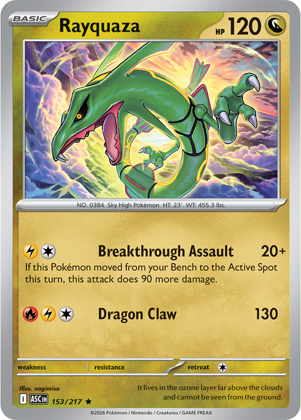 Rayquaza ASC #153