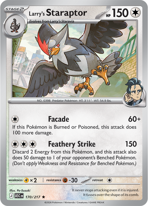 Larry's Staraptor ASC #170
