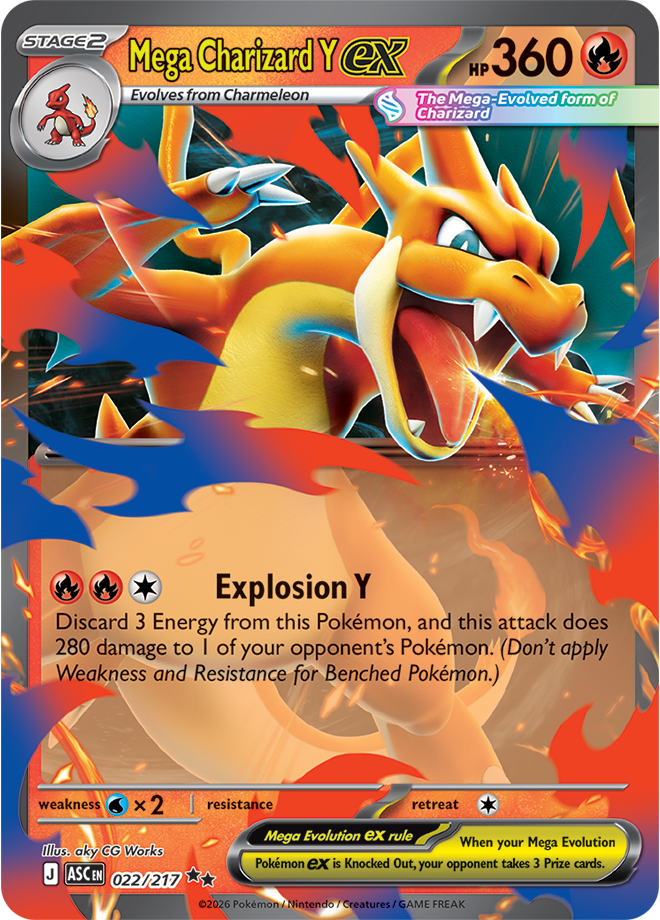 Mega Charizard Y ex ASC #022