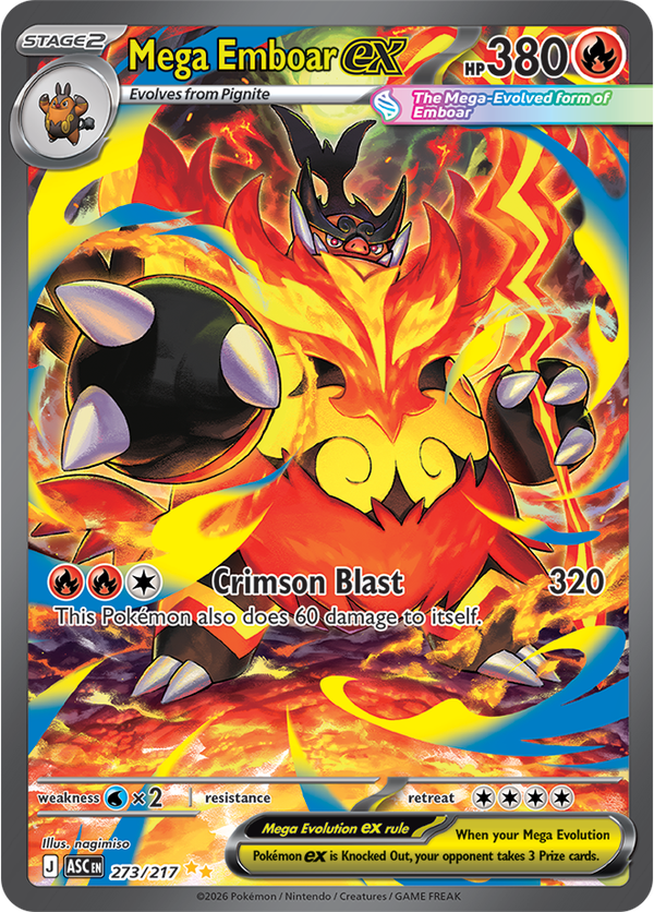 Mega Emboar ex ASC #273