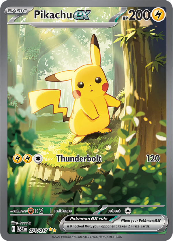 Pikachu ex ASC #276