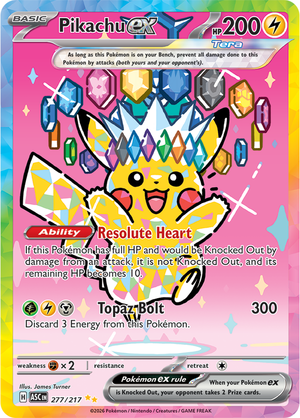 Pikachu ex ASC #277