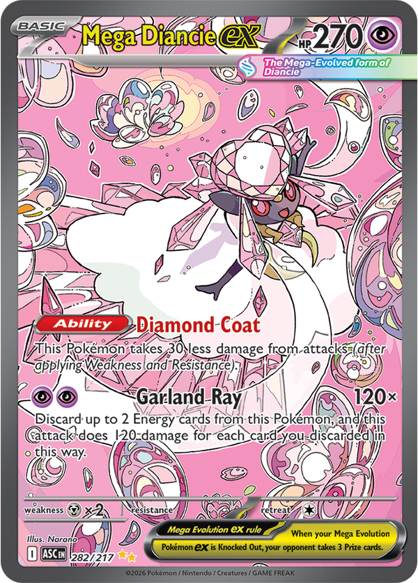Mega Diancie ex ASC #282