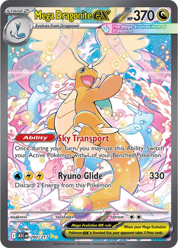 Mega Dragonite ex ASC #290