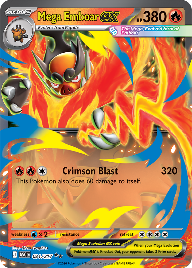 Mega Emboar ex ASC #031