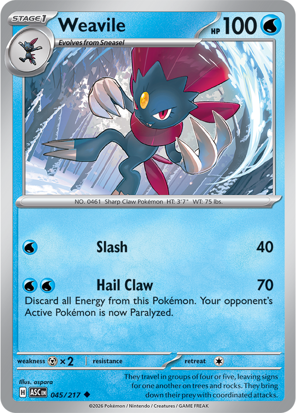 Weavile ASC #045