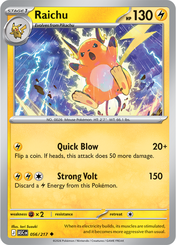 Raichu ASC #056