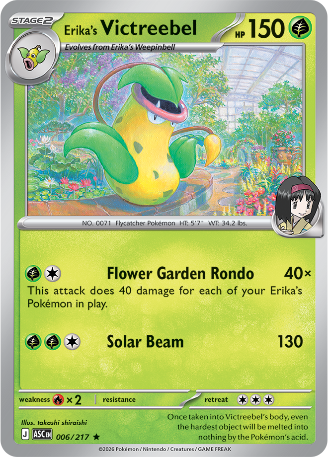 Erika's Victreebel ASC #006
