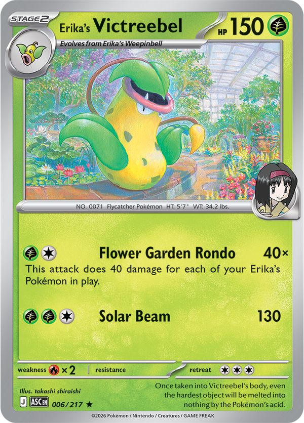 Erika's Victreebel ASC #006