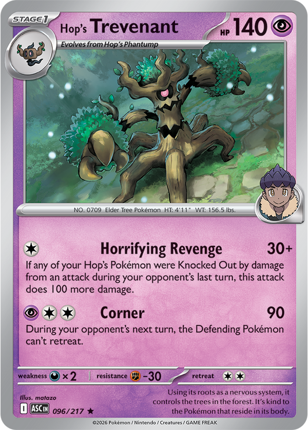 Hop's Trevenant ASC #096