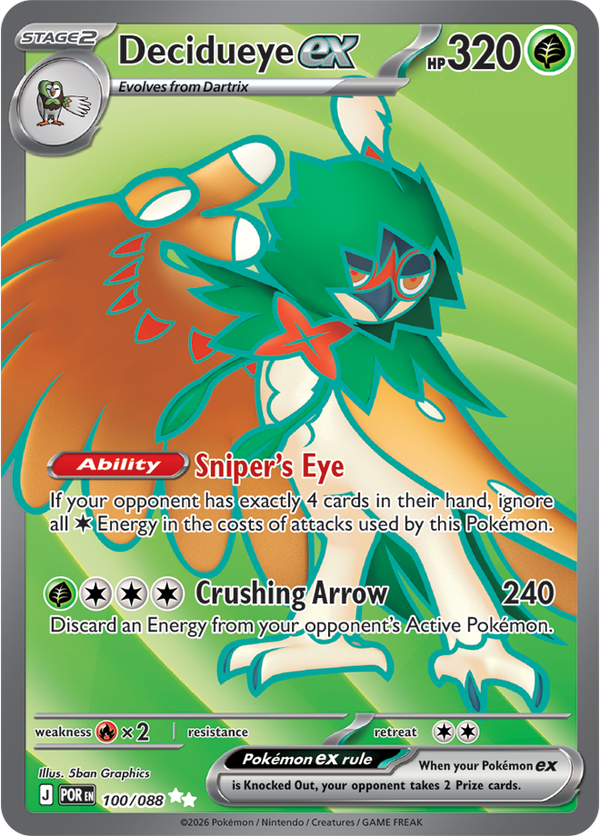 Decidueye ex POR #100