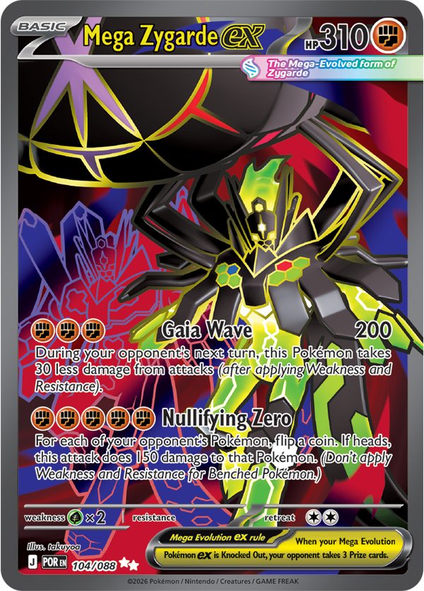 Mega Zygarde ex POR #104
