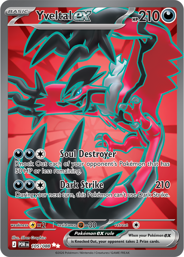 Yveltal ex POR #105