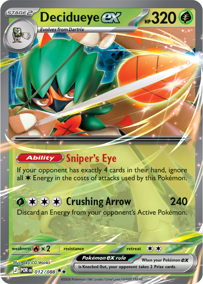 Decidueye ex POR #012
