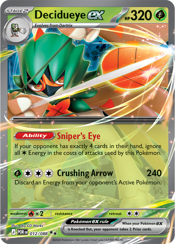 Decidueye ex POR #012