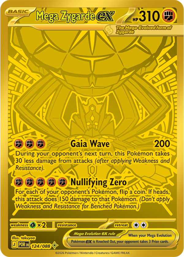 Mega Zygarde ex POR #124