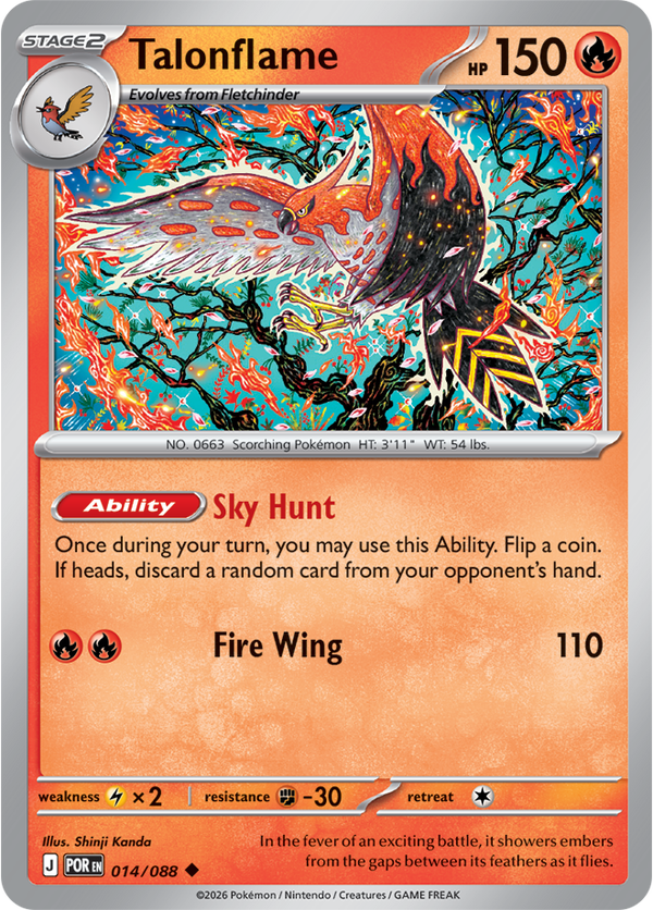 Talonflame POR #014