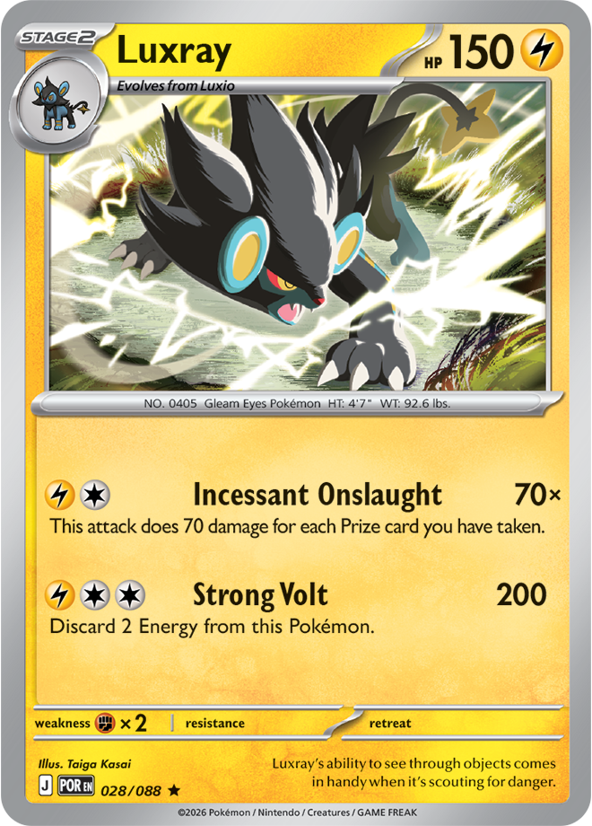 Luxray POR #028