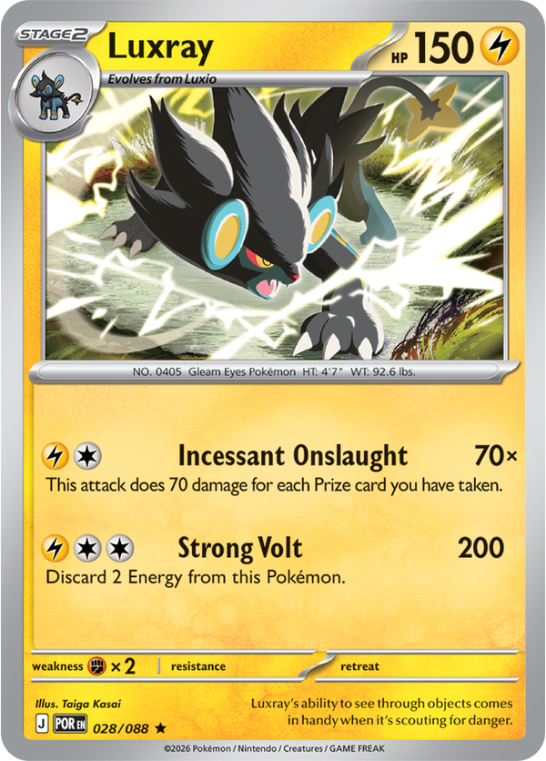 Luxray POR #028