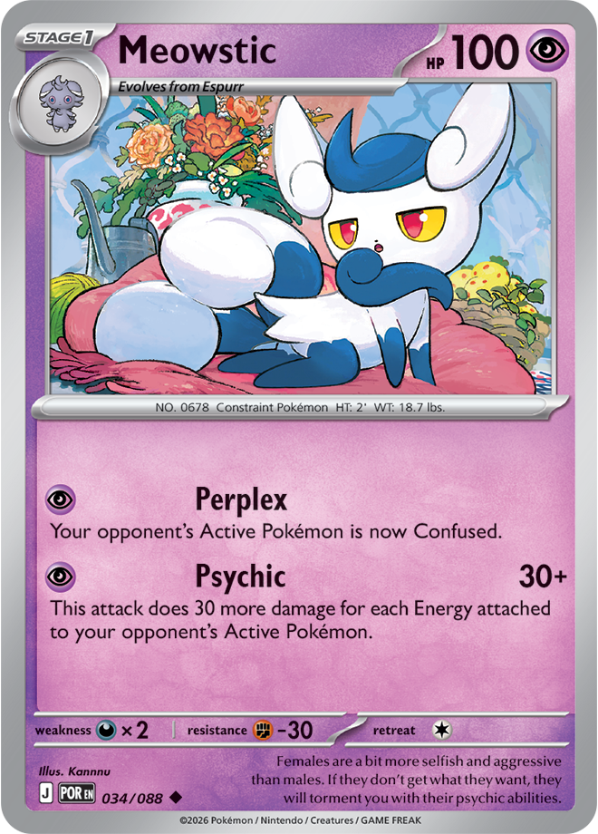Meowstic POR #034