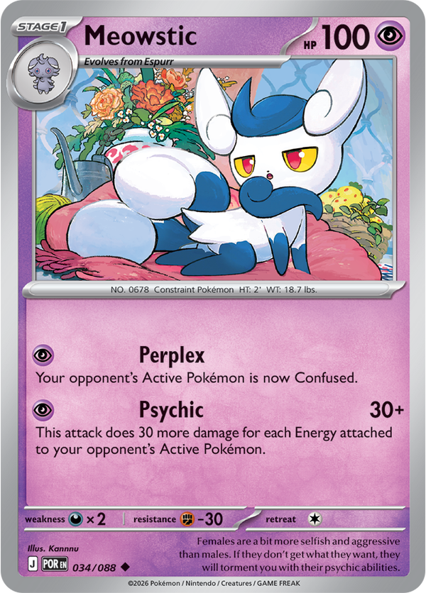 Meowstic POR #034