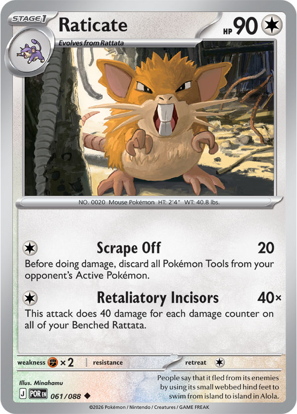 Raticate POR #061