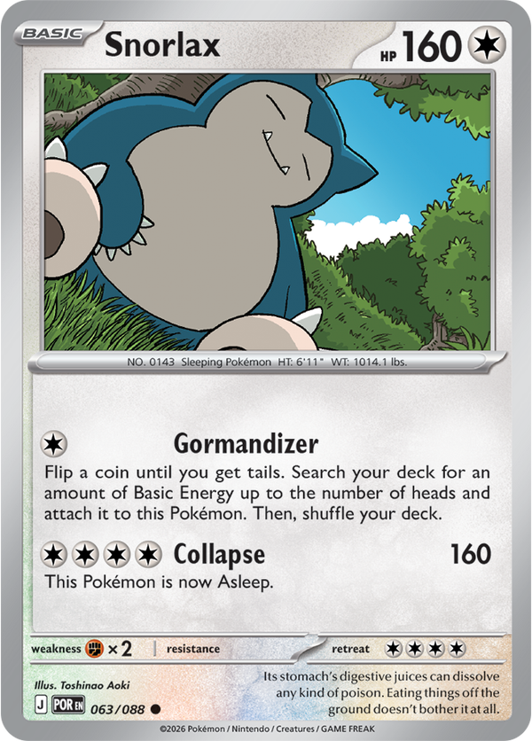 Snorlax POR #063