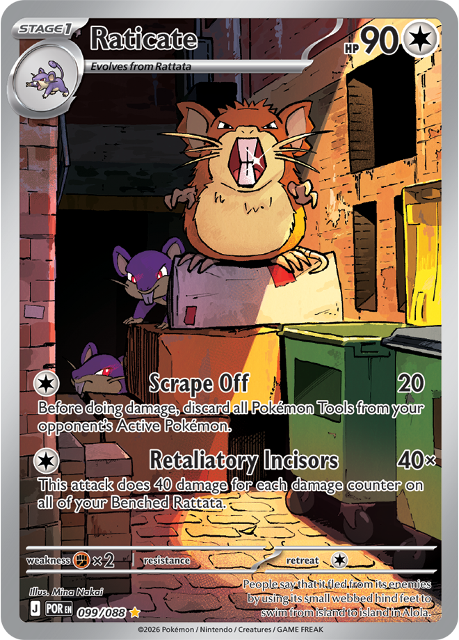 Raticate POR #099