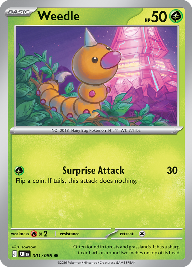 Weedle CRI #001