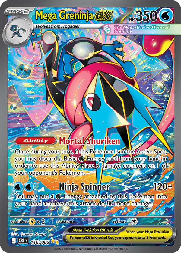 Mega Greninja ex CRI #116