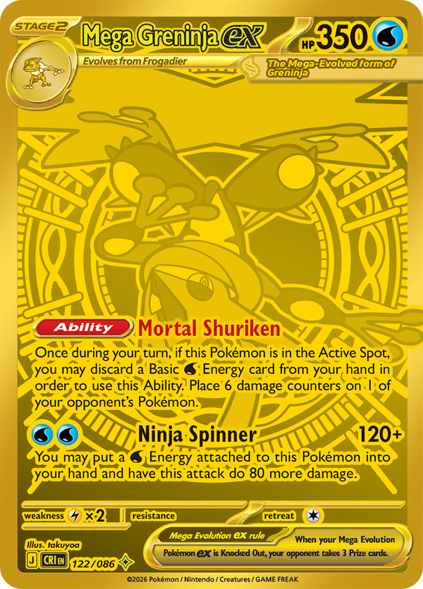 Mega Greninja ex CRI #122