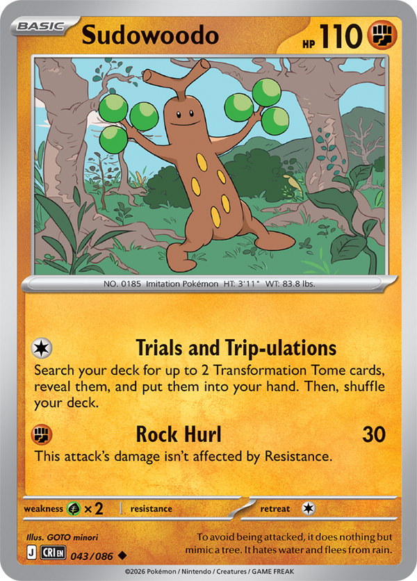 Sudowoodo CRI #043
