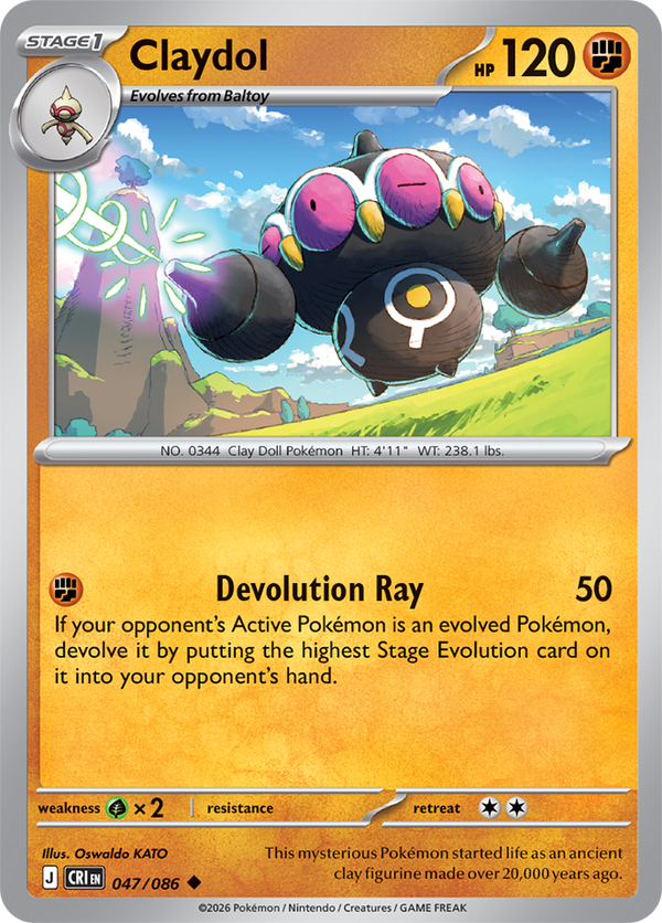 Claydol CRI #047