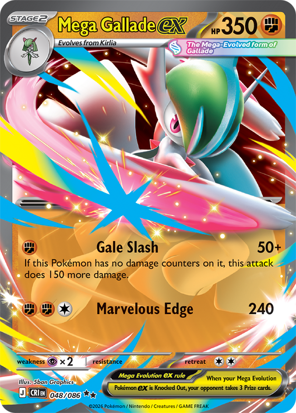 Mega Gallade ex CRI #048