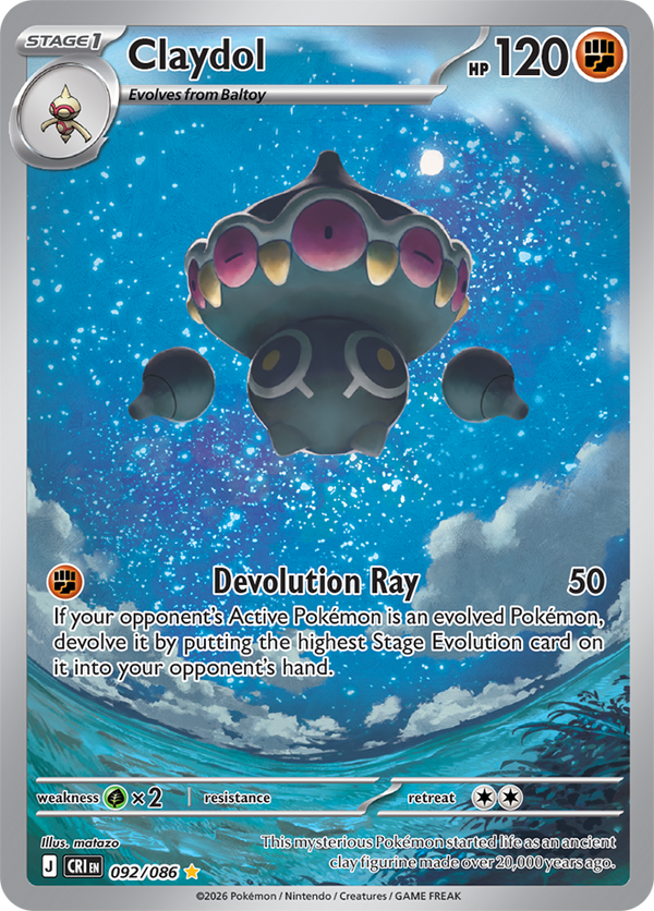 Claydol CRI #092