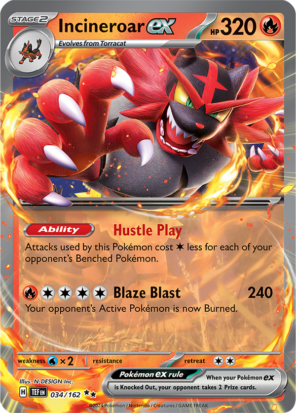 TEF #034 Incineroar ex